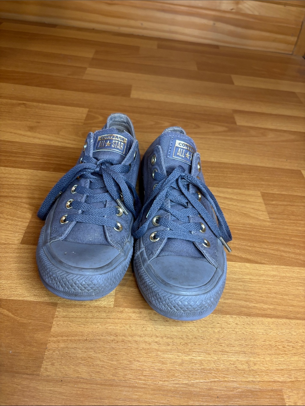 Converse All Star Low Top Sneakers in Navy Blue